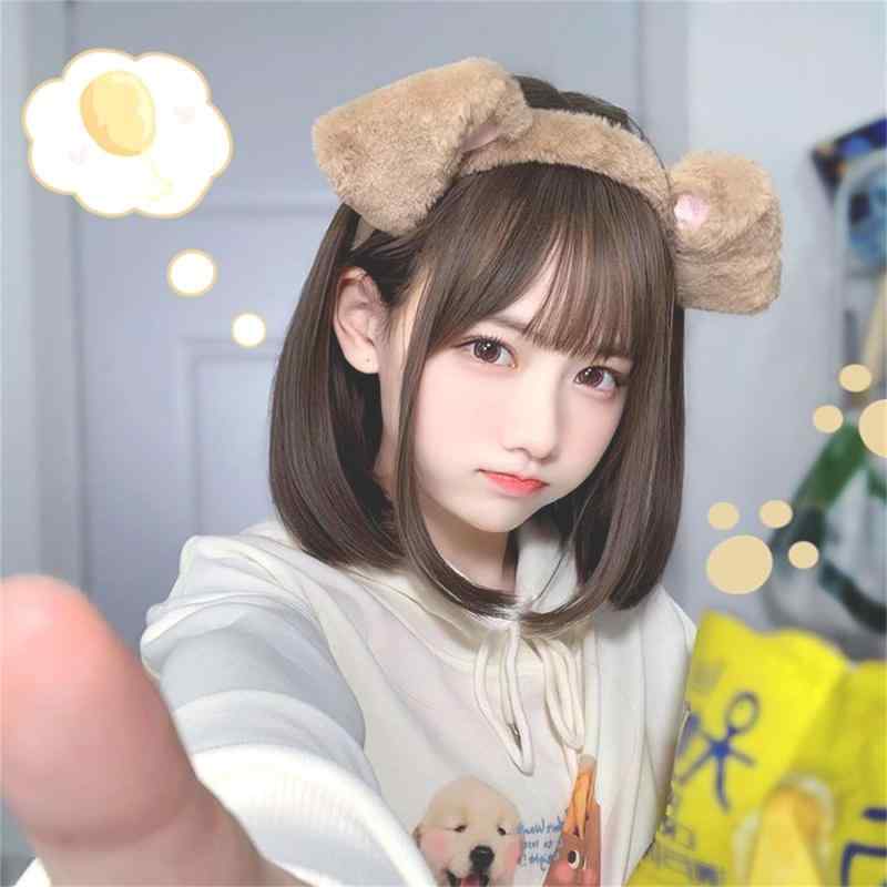 犬耳カチューシャ コスプレ小道具 もふもふ耳 獣耳 柴犬 忘年会 仮装 ヘアアクセサリー 野球観戦 柴犬耳型カチューシャダンス衣装 vision-stores-10449987 ビジョンストア サンプル画像2