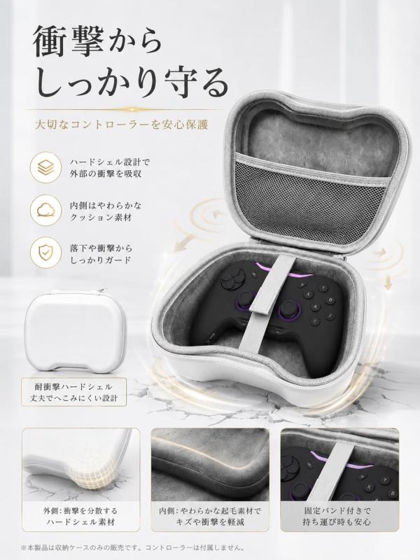 HENGFUQT 保護収納バッグ For void gaming genesis シリーズ対応 撥水性に優れ 衝撃・汚れを防ぐ 軽量 持ち運び楽々 ガジェット用キャリングケース （ホワイト） vision-stores-10618208 ビジョンストア サンプル画像3