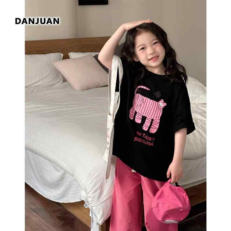 Tシャツ キッズ 女の子 半袖 カットソー トップス 子供服 体操着 運動着 普段使い…