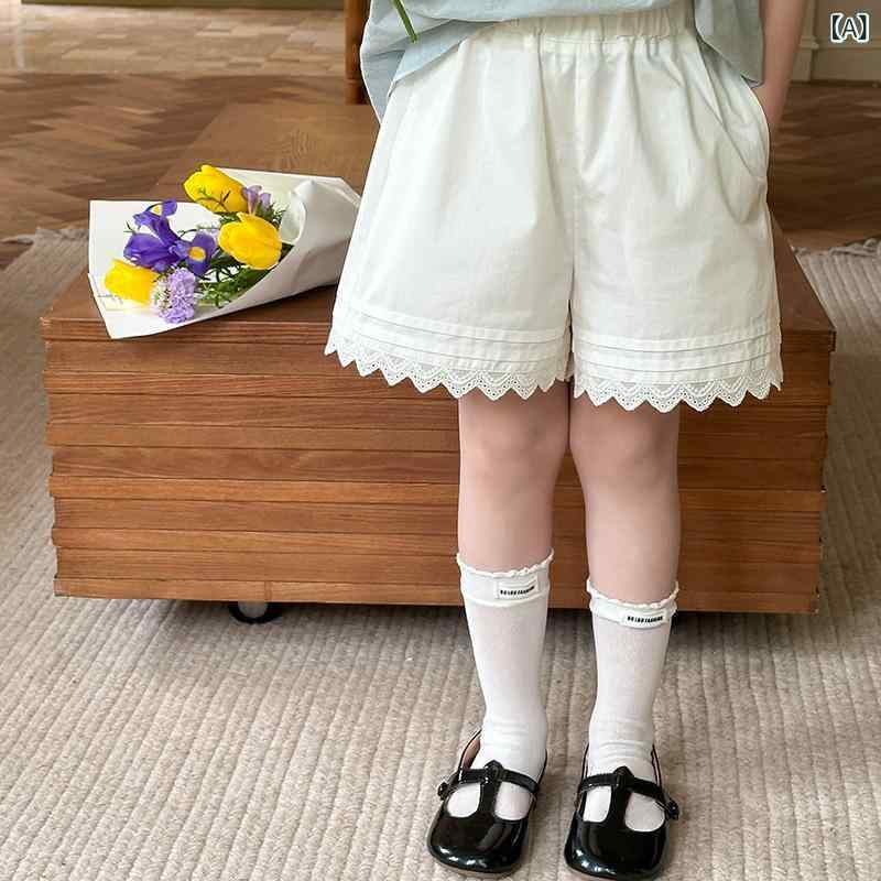 ・カテゴリ: 子供用シャツ・対象性別: 女の子・対象年齢: 中小童（3〜8歳、100〜140cm）・スタイル: スウィート、キュート、トレンド・ネックライン: クルーネック・袖丈: 半袖・柄: 無地・生地: 混紡綿ナイロン・主な素材: 綿75%、ナイロン25%・安全基準: B類・カラー展開: ブルー（半袖）、ホワイト（ショートパンツ）・サイズ展開: 90cm、100cm、110cm、120cm、130cm、140cm、150cm、160cm、170cm