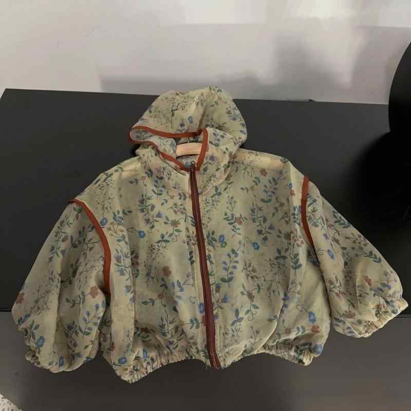 アウター キッズ 男の子 女の子 薄手 羽織り 長袖 カーディガン 上着 パーカー フ...