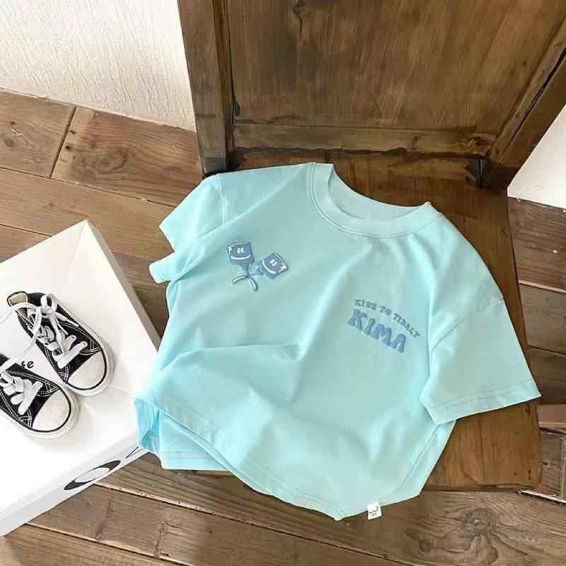 Tシャツ キッズ 男の子 女の子 子供服 ジュニア トップス 半袖 カットソー プリント キャラクター コットン 綿 伸縮性 通気性 軽量 薄手 カジュアル 普段使い お出かけ 通学 通園 プルオーバー ラウンドネック
