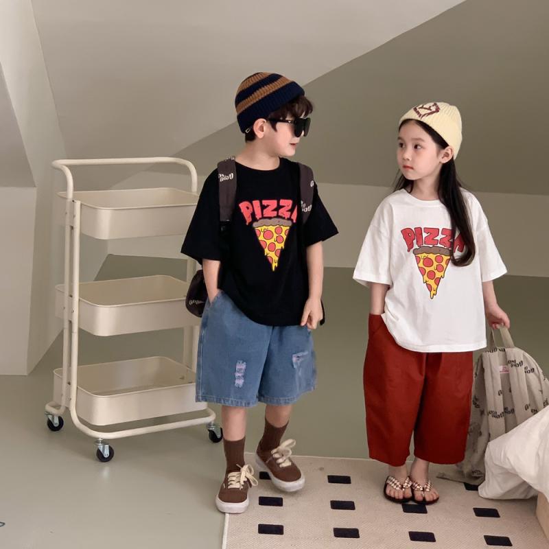 Tシャツ 男の子 女の子 キッズ ベビー トップス 半袖 カットソー 丸首 クルーネック プルオーバー インナー シャツ インナーウエア 部屋着 ルームウェア 子供服 こども服 カジュアル かわいい お出かけ 夏服 サマー