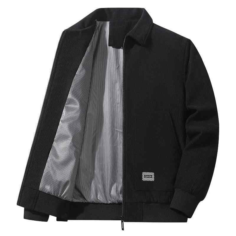 ジャケット メンズ 男性 アウター 上着 灯芯絨 コーデュロイ フラップポケット ワークジャケット 工装 レトロ カジュアル 羽織り 襟付き 折り襟 ライトアウター ブルゾン ジャンパー 春秋 防寒 普段使い 通勤 通学 紳士