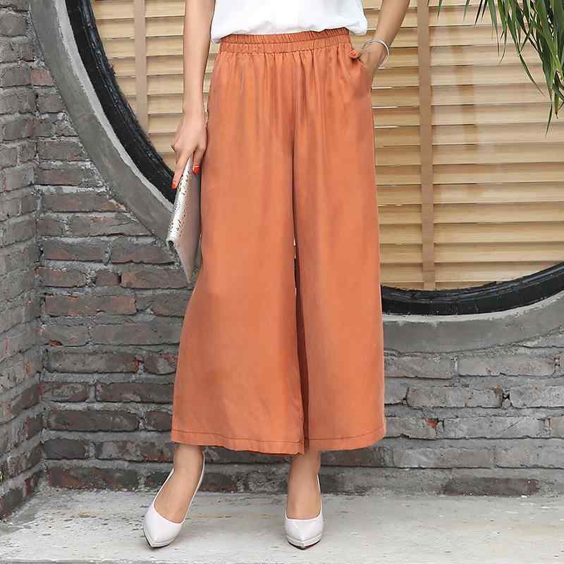 ・カテゴリ: 贅沢パンツ・素材: キュプラ100%・スタイル: 都市風、エレガント通勤・パンツ形状: ワイドパンツ・フィット感: ルーズフィット・パンツ丈: アンクル丈・ウエスト: ミディアムウエスト・生地の厚さ: 薄手・デザイン特徴: 切り替え・カラー展開: カーキ、ブラック、ワインレッド、ラストレッド、ライトブルー、ダークグリーン、ドラゴンフルーツカラー、パープル・サイズ展開: S、M、L、XL、XXL・伸縮性: なし・対象性別: 女性