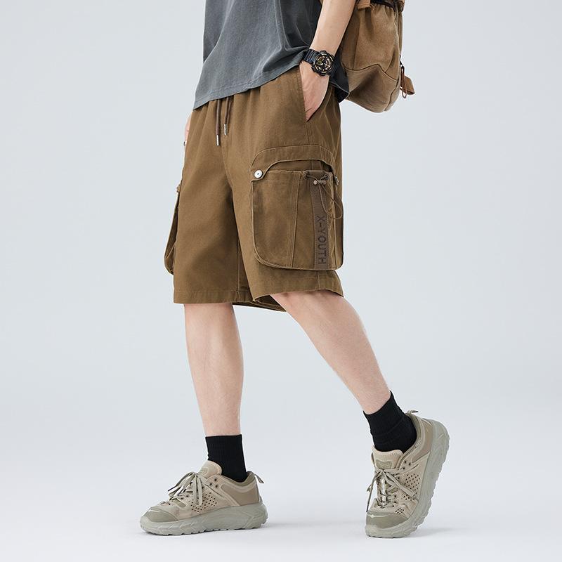 メンズ ハーフパンツ ショートパンツ カーゴパンツ ストリート系 ゆったり コットン ワークパンツ 大きいサイズ 5分丈 ボトムス カジュアル アウトドア キャンプ スポーツ 普段使い 春 夏 20代 30代 vision-stores-10502937 ビジョンストア パッケージ画像