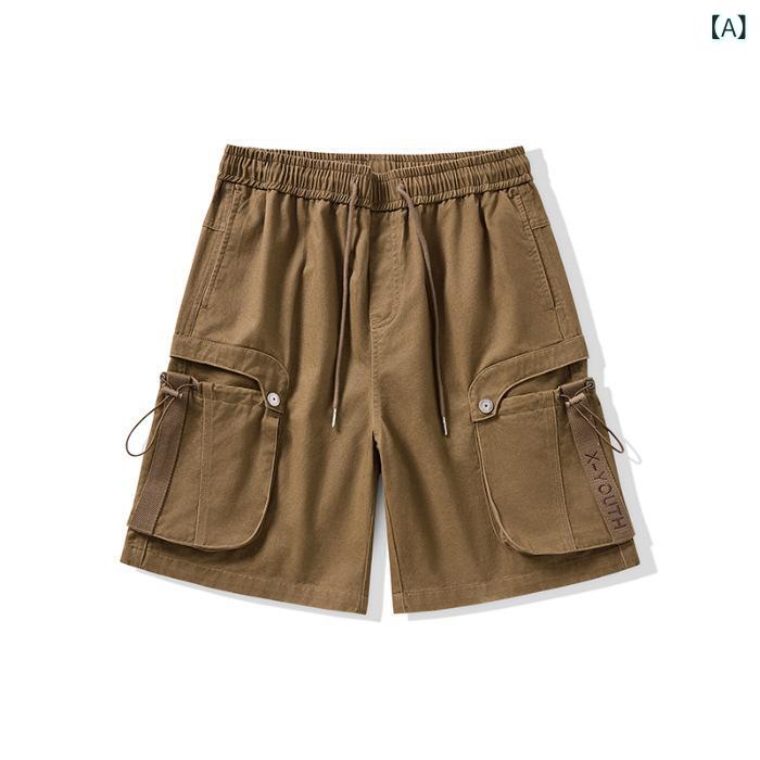 メンズ ハーフパンツ ショートパンツ カーゴパンツ ストリート系 ゆったり コットン ワークパンツ 大きいサイズ 5分丈 ボトムス カジュアル アウトドア キャンプ スポーツ 普段使い 春 夏 20代 30代 vision-stores-10502937 ビジョンストア サンプル画像2