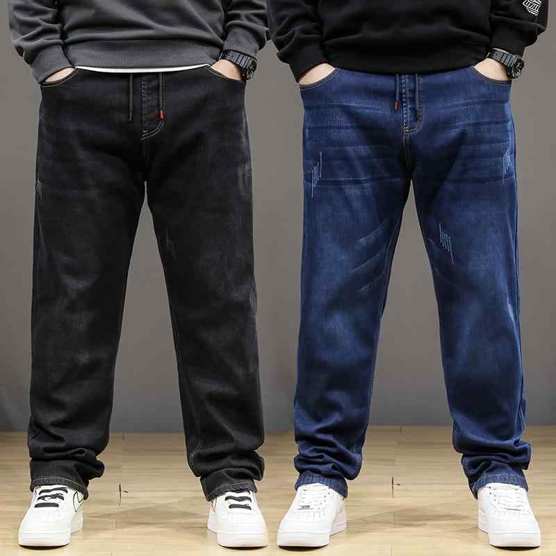 デニムパンツ ジーンズ メンズ 裏起毛 暖かい ボトムス ジーパン 長ズボン 伸縮性 ストレッチ ゆったり 体型カバー 大きいサイズ カジュアル デート 通学 旅行 冬 ネイビー ブルー インディゴ vision-stores-10503167 ビジョンストア パッケージ画像
