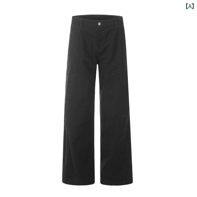 カーゴパンツ メンズ レディース ワイド ストレート ワークパンツ 迷彩パンツ チノパン ボトムス ゆったり 着痩せ 白 コットン 春 夏 秋 通勤 通学 旅行 カジュアル ミリタリー ヴィンテージ風 vision-stores-10521945 ビジョンストア サンプル画像2