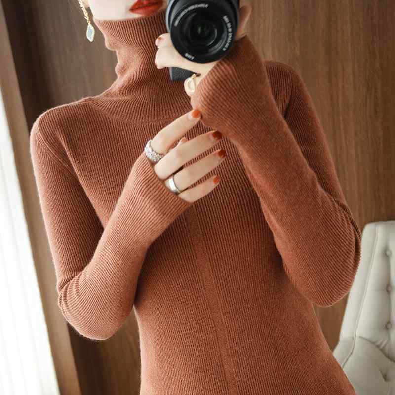 ・カテゴリ: セーター・主な素材: 羊毛100%・厚み: 中等・スタイル: 通勤風・シルエット: スリムフィット・袖の種類: レギュラースリーブ・ネックライン: タートルネック・袖丈: 長袖・カラー展開: キャラメル、オータムリーフイエロー、キャメル、ブラック、レッド、ベージュアプリコット、ホワイト・サイズ展開: M、L、XL、XXL・着用方法: プルオーバー