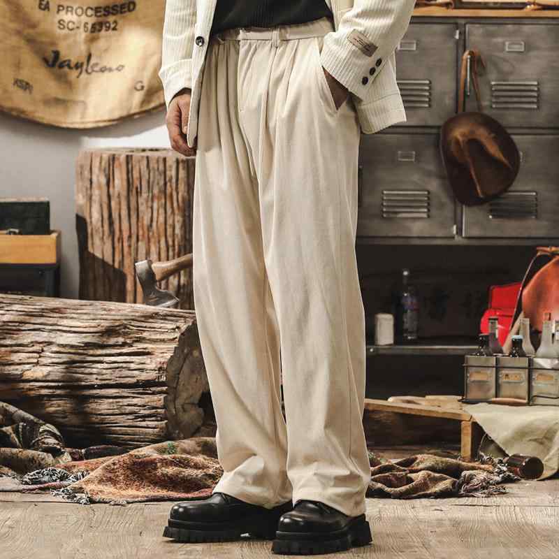 ・スタイル: アメカジ・デザイン: ストレートパンツ・パンツ丈: フルレングス・ウエスト: ハイウエスト・ベルトの有無: ベルトなし・生地の厚さ: 薄手・柄: 無地・対象: 青少年・着用シーン: スポーツ・裾のスタイル: ストレート・加工: 形態安定加工・デザイン詳細: プリント・伸縮性: なし・素材: ポリエステル・カラー展開: ベージュ、ブラック・サイズ展開: S（45-57.5kg推奨）、M（57.5-65kg推奨）、L（65-72.5kg推奨）、XL（72.5-80kg推奨）、2XL（80-90kg推奨）、3XL（90-100kg推奨）、4XL（100-110kg推奨）・カテゴリ: ワークカジュアルパンツ・機能性: 耐摩耗性、形態安定・対象年齢: 成人・性別: メンズ・商品カテゴリ: カジュアルパンツ