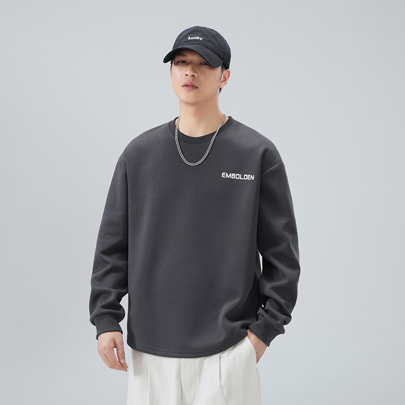 ・カテゴリ: パーカー、スウェット・スタイル: 韓国風・ネックライン: クルーネック・袖丈: 長袖・厚み: 通常・主な素材: 綿 51%〜70%・柄: 英字・ディテール: プリント・シルエット: ルーズフィット・加工: 形態安定・カラー展開: ホワイト、ブラック、ダークグレー・サイズ展開: M、L、XL、2XL、3XL、4XL・対象: メンズ・重量: 約180g〜250g