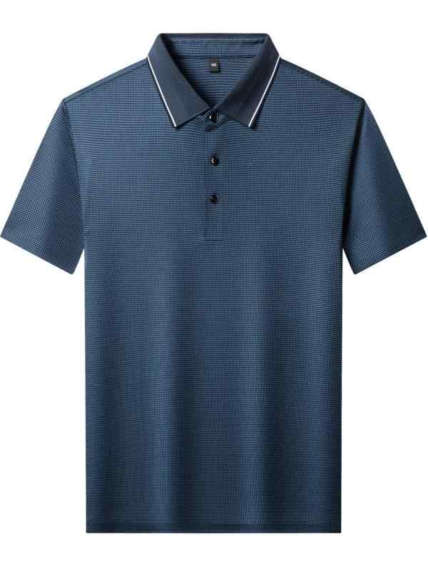 Tシャツ メンズ 接触冷感 アセテート シルク 半袖 ポロシャツ 襟付き トップス 紳士服 シニア 父親 50代 普段使い お出かけ フォーマル 春 夏 快適 薄手 体型カバー ゆったり カットソー vision-stores-10559312 ビジョンストア パッケージ画像