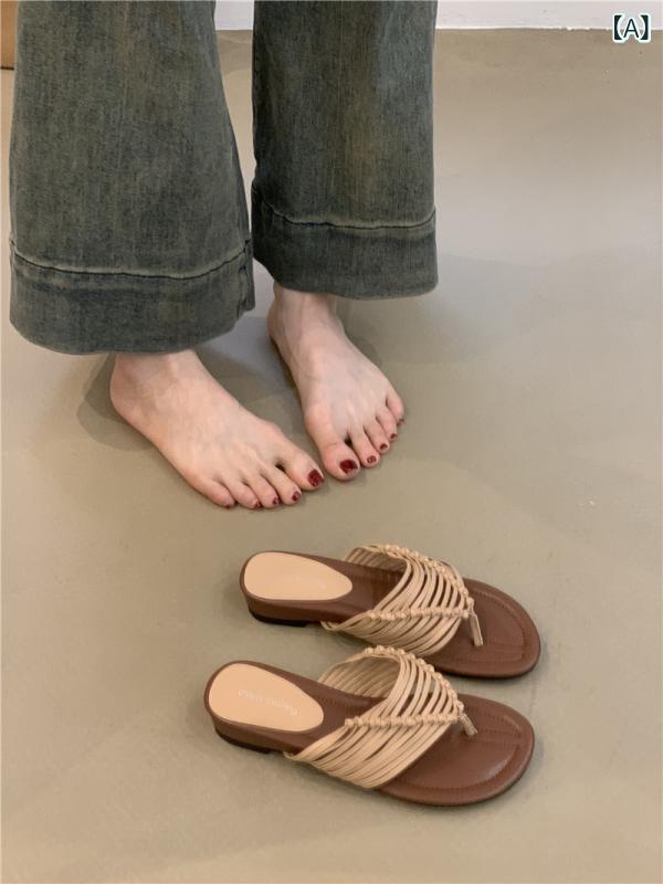 ・カテゴリ: サンダル（トング）・スタイル: 韓国風・甲材: ベロア・底材: ゴム・柄: 無地・カラー展開: ライトピンク、ブラック、アプリコット・サイズ展開: 35、36、37、38、39・ソールの厚さ: 0cm～3cm・ヒールのタイプ: フラット