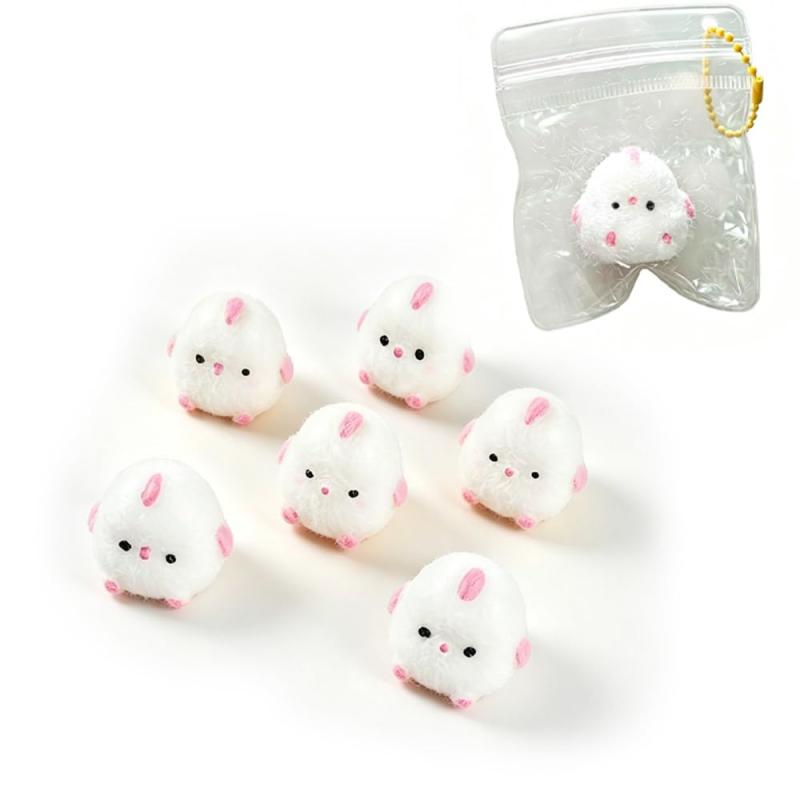 3D立体 やわらか可愛い ぷにぷに マシュマロ スクイーズ玩具 – お腹・お尻用ストレス解消クッション、ソフトプラッシュ、携帯型、非毒性、スマホケース用デコパーツ ストレス発散グッズ vision-stores-10592285 ビジョンストア サンプル画像2