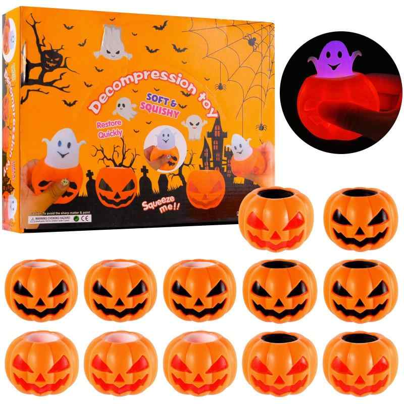 ハロウィンパーティー 景品 おもちゃ カボチャ 幽霊 スクイーズ玩具 子供 12個セット ハロウィングッズ プレゼント 景品 小物 玩具 置物 ハロウィン 飾り 装飾 パーティー ケース入り vision-stores-10611155 ビジョンストア サンプル画像2