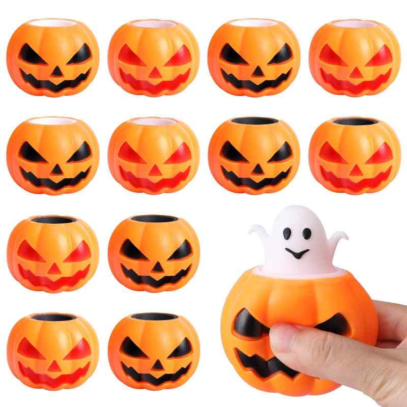 ハロウィンパーティー 景品 おもちゃ カボチャ 幽霊 スクイーズ玩具 子供 12個セット ハロウィングッズ プレゼント 景品 小物 玩具 置物 ハロウィン 飾り 装飾 パーティー ケース入り vision-stores-10611155 ビジョンストア パッケージ画像