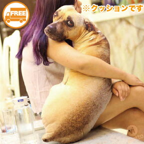 リアル犬クッション 50cm ( アニマル 動物 腰枕 携帯枕 犬 ワンコぬいぐるみ ペット 抱き枕 可愛い プレゼント 景 おもしろグッズ いたずら いぬクッション 子ども )