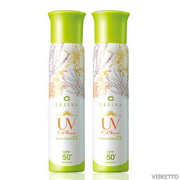 [2本SET] セフィーヌ UVカットシャワー アロマガードEX 80g (CEFINE 紫外線ケア UVケア 日焼け止め 全身用 アロマの香り 美容成分 ノンケミカル SPF50+・PA++++)