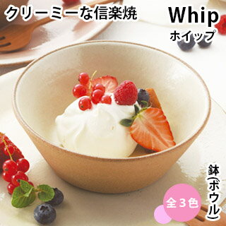 【信楽焼】 ホイップ－Whip－ 鉢ばち ボウル 陶器 器 パステルカラー クリーミー