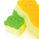 【キッチンクリーナー】KX-050 クマキッチンスポンジ2個入 かわいい くま