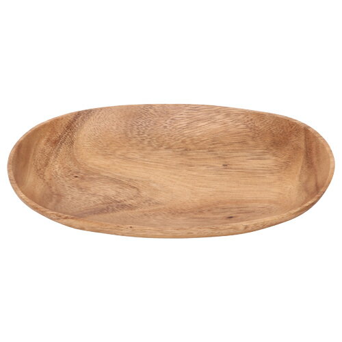 【楽天スーパーSALE_10%OFF】【FJB】【6個セット】アカシア オーバルプレート(40702) 楕円 プレート 皿 ウッドトレー トレイ 22×15cm 木製 木の器 天然木