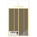 TSUMEKIRA(ツメキラ) ネイルシール NN-CDR-005 千鳥格子フレンチ 黒 送料無料(普通郵便)