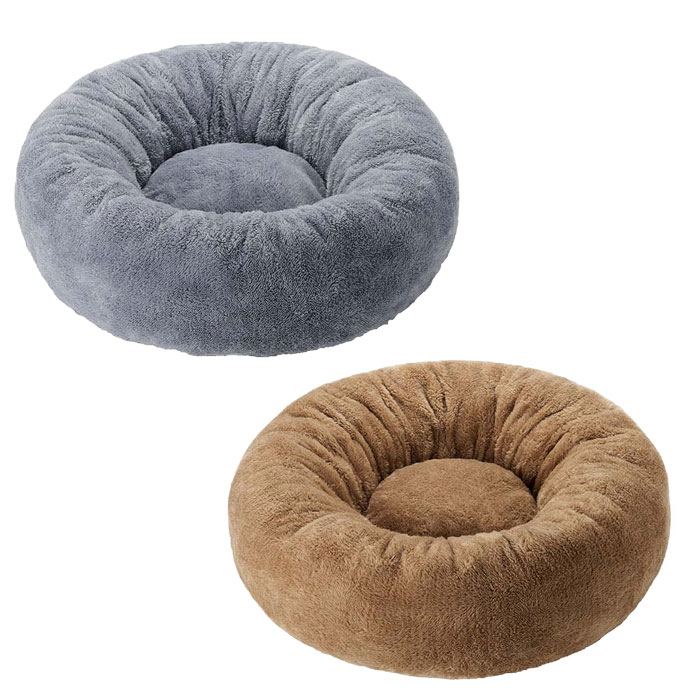 Rakuten - ふわふわベッド ペット用 直径50cm 高さ15cm 5kgまで対応 猫 室内犬