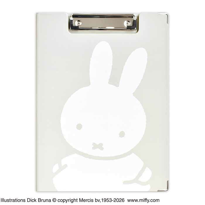 Rakuten - ミッフィー クリップボード グレー ST-ZMF0062 キャラクター 文具 事務用品 かわいい おすすめ 【メール便】