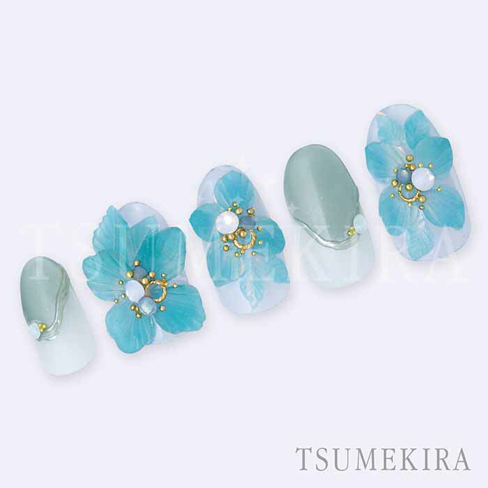 TSUMEKIRA(ツメキラ) ネイルシール オーロラホロ オーロラフィルムシール aurora flower OH-ROE-001
