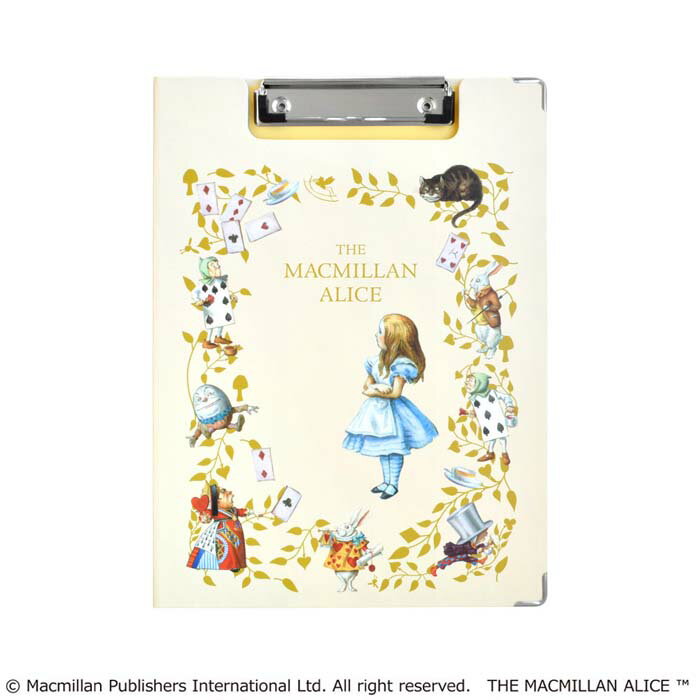 Rakuten - マクミラン・アリス クリップボード ベージュ ST-ZA0002 不思議の国のアリス キャラクター 文具 事務用品 かわいい おすすめ【メール便 送料無料】