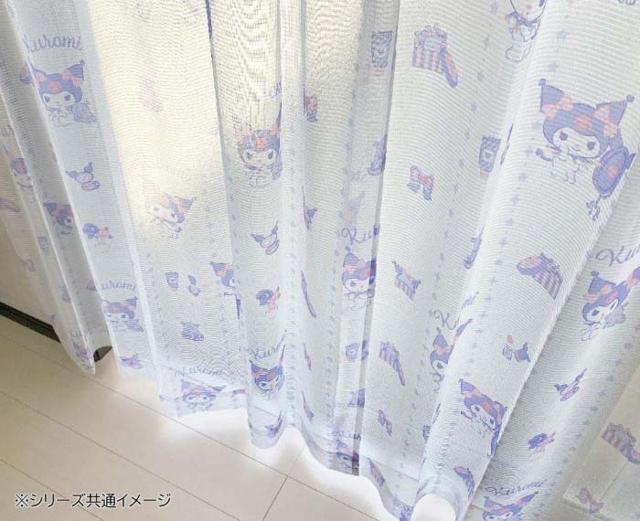 サンリオ クロミ レースカーテン2枚セット 100×176cm SB-626-S [2]