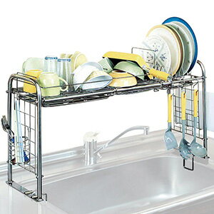 Rakuten - 水切りラック キッチン収納ラック キチンとキッチン収納 シンク収納ラック（KS-2712） すき間収納 省スペース ※同梱不可【送料無料】