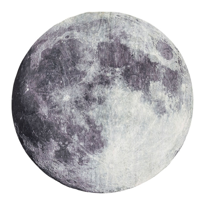 【楽天スーパーSALE_10%OFF】月面ラグ 円形ラグ マット 東谷 直径140cm リビング 子供部屋 寝室 一人暮らし