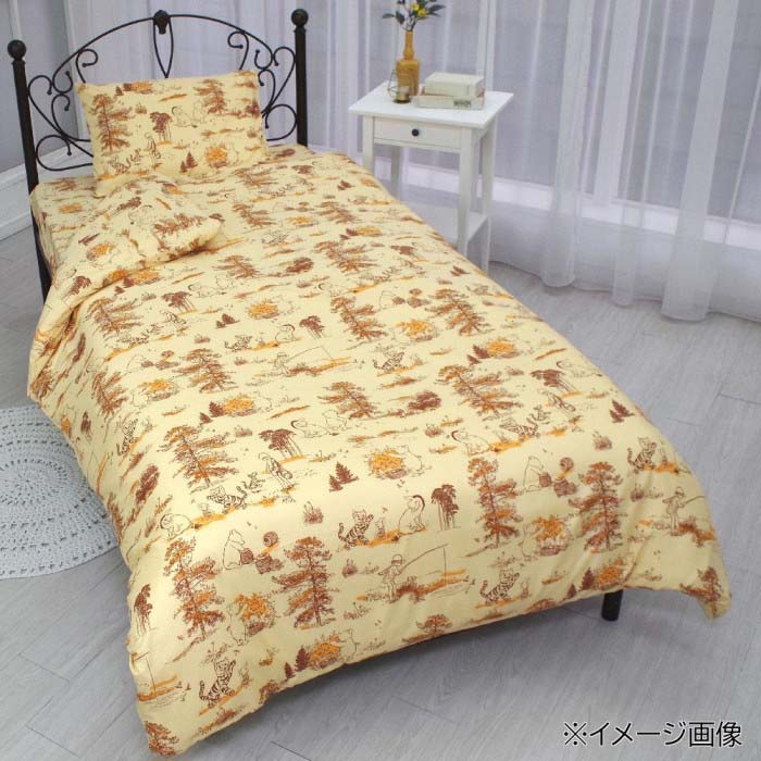 寝具カバー 布団カバーセット ディズニー くまのプーさん カバーリング3点セット(枕カバー・掛布団カバ..