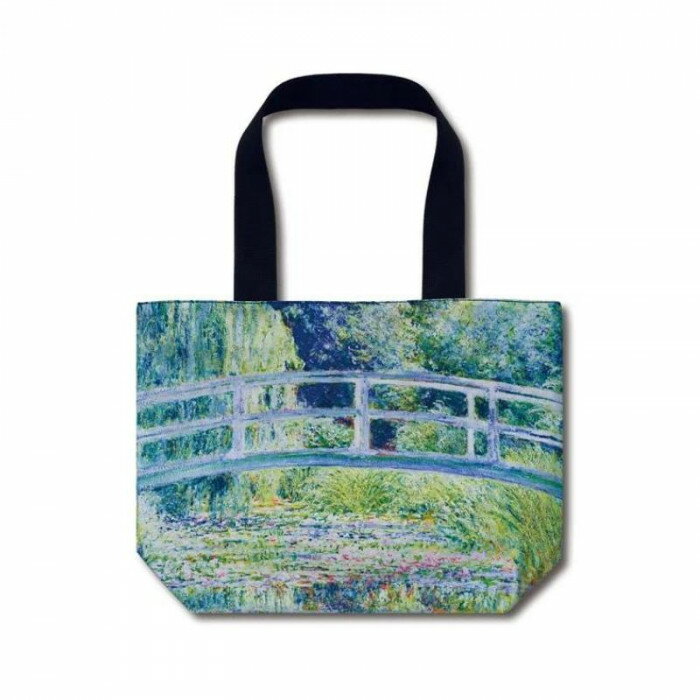 Rakuten - ユーパワー 名画バッグ モネ「睡蓮の池と日本の橋」 Lサイズ AU-01812【メール便送料無料】