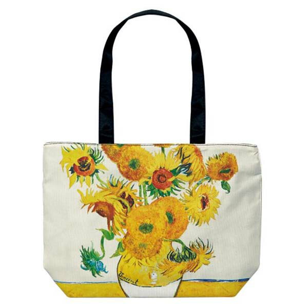 Rakuten - ユーパワー 名画バッグ ゴッホ「ひまわりMサイズ」 AU-01209 トートバッグ【メール便 送料無料】