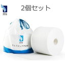2個セット ITOクレンジングタオル ロールタイプ 乾湿両用 ペーパータオル スキンケア 拭き取りコットン(3)