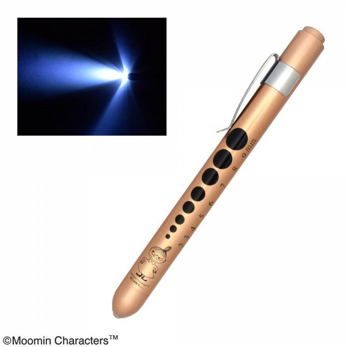ムーミン メディカルペンライト ゴールド ST-CTM0002 医療 病院 計測 瞳孔計 LEDペンライト【メール便 送料無料】