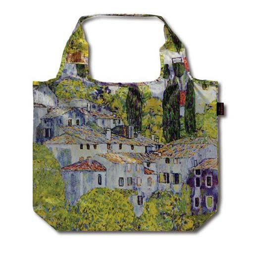 Shopping Bags, Ecology Bags - クーラーバッグ 保冷バッグ たためる エコバッグ ユーパワー 名画クーラーエコバッグ クリムト「カソーネスガルダチャーチ」 AE-01502【メール便 送料無料】