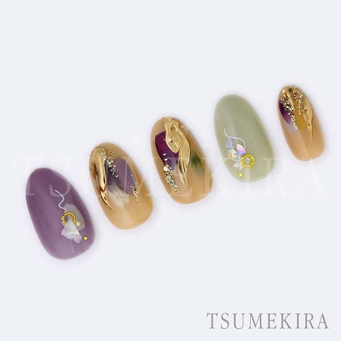 TSUMEKIRA(ツメキラ) 塗りかけ autumn NN-NRK-003 送料無料（普通郵便）