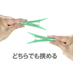 【楽天スーパーSALE_10%OFF】クレバーペグ 20個入り ダブルヘッドピンチ 洗濯バサミ 洗濯ばさみ【メール便 送料無料】