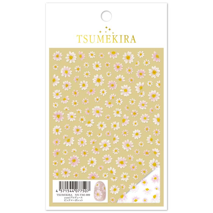 樂天商城 - TSUMEKIRA(ツメキラ) ネイルシール yumiプロデュース ピンクマーガレット NN-YMI-009 薄い しなやか 高品質 送料無料（普通郵便）