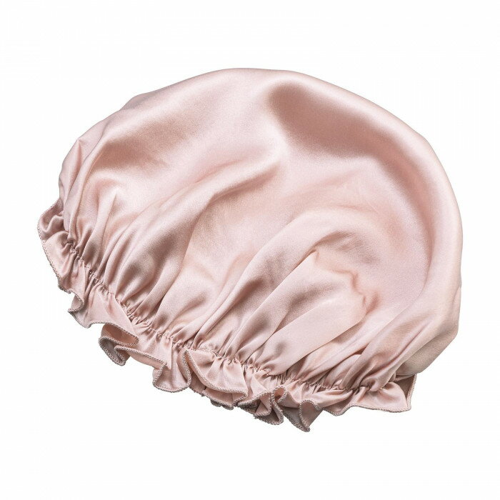 シルクのナイトキャップ ピンク 【メール便】