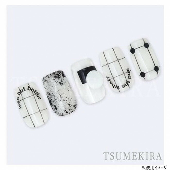 TSUMEKIRA(ツメキラ) ネイルシール AKI HARASHIMAプロデュース Arc text NN-HAR-002 送料無料（普通郵便） 3