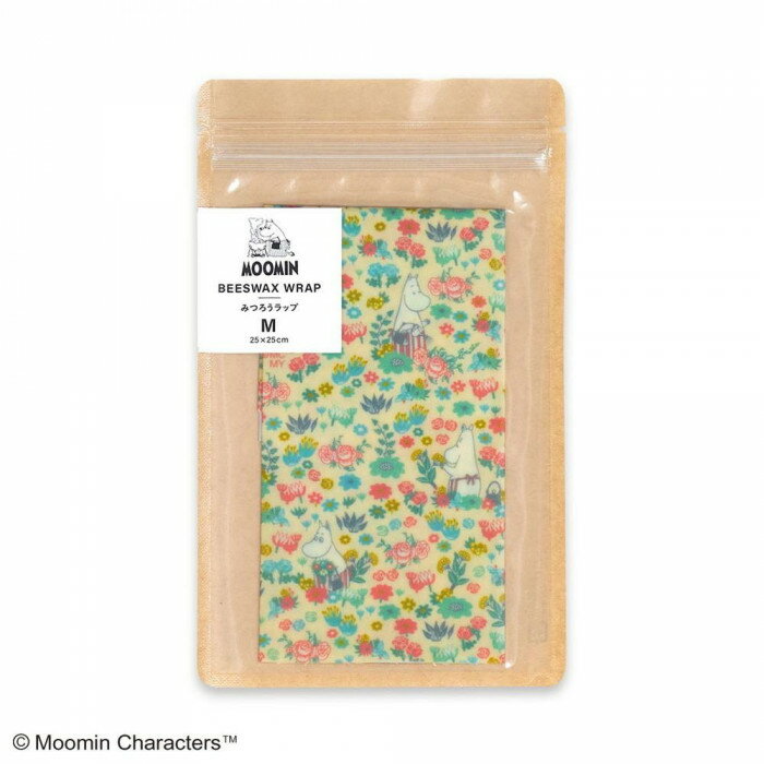 Rakuten - ムーミン みつろうラップ M フラワーガーデン 05958 約25×25cm 【メール便】