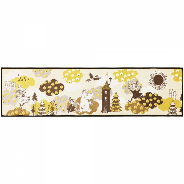 Rakuten - ムーミン アウリンコ インテリアマット キッチンマット 180 ヨコズナクリエーション 45×180cm