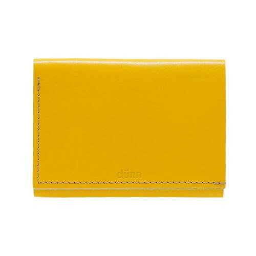 Rakuten - 国産レザー デュン dunn 3wings wallet 手のひらサイズの三つ折財布 イエロー DTW05 【メール便】