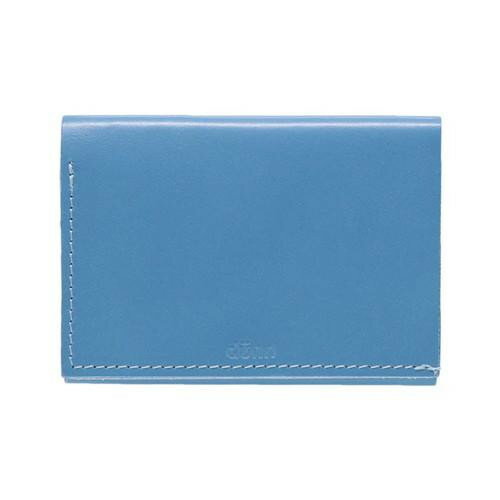 Rakuten - 国産レザー デュン dunn 3wings wallet 手のひらサイズの三つ折財布 コバルトブルー DTW07 【メール便】