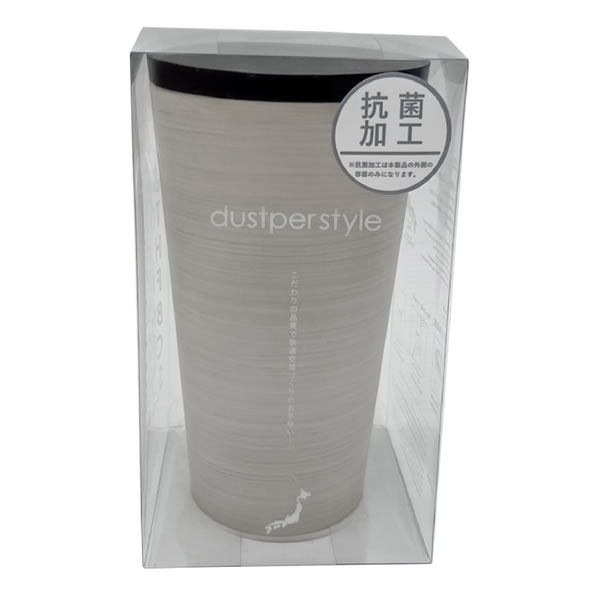 dustperstyle トイレタリー スモークシリーズ 抗菌トイレポット GY